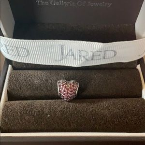 Pandora crystal ruby gem heart